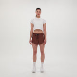 Bandit | Women's Mercury Seamless™ Crop Tee - White