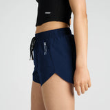 โจร | กางเกงเทรนนิ่งขาสั้นผู้หญิง Vento™ 4" - NY NAVY
