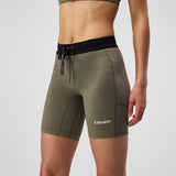 Bandit | Stamina™ 5" Compression Short, Women's - Dark Fatigue