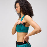 Bandit | Stamina™ Scoop Neck Race Crop - สีดำ