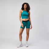 Bandit | Stamina™ Scoop Neck Race Crop - สีดำ