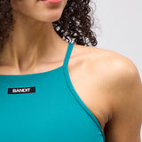 Bandit | Stamina™ Scoop Neck Race Crop - สีดำ