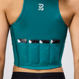 Bandit | Stamina™ Scoop Neck Race Crop - สีดำ