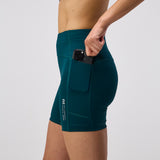 Bandit | Stamina™ High Waist 5" Women's Compression Shorts - Pine