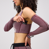 Bandit | Striped Cadence™ Corset Bra - Port
