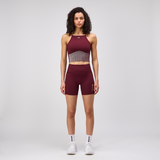 Bandit | Stamina™ Scoop Neck Race Crop - สีดำ