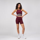 Bandit | Stamina™ Scoop Neck Race Crop - สีดำ