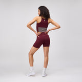 Bandit | Stamina™ Scoop Neck Race Crop - สีดำ