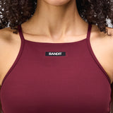 Bandit | Stamina™ Scoop Neck Race Crop - สีดำ