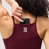 Bandit | Stamina™ Scoop Neck Race Crop - สีดำ