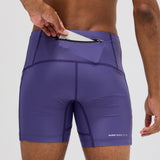 Bandit | Superbeam™ 7 Pocket Quarter Tights - Purple Dusk