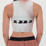 Bandit | Ares™ Zip Front Race Crop - Minty Blue Gradient