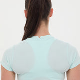 Bandit | Women's Mercury Seamless™ Crop Tee - Minty Blue