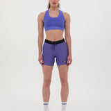 Bandit | Striped Cadence™ 5" Compression - Deep Peri Blue with Rust