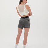 Bandit | Striped Cadence™ 5" Compression - Black with Chalk