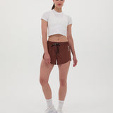 Bandit | Women's Mercury Seamless™ Crop Tee - White