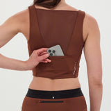 Bandit | Stamina™ Vela Race Crop - Coffee Bean