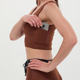 Bandit | Stamina™ Vela Race Crop - Coffee Bean