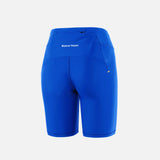 District Vision | Women's 9in Pocketed Half Tights - Surf Blue