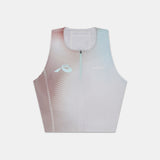 Bandit | Ares™ Zip Front Race Crop - Minty Blue Gradient