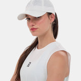 Bandit | Embroidered Bandit Nylon Dad Hat - White