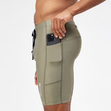 Bandit | Superbeam™ Next Gen 7 Pocket Half Tights - Fatigue