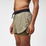 Bandit | Vento™ 4" 2-in-1 Short สำหรับผู้ชาย - สีดำ