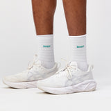 Bandit | Grid Knit™️ Run Sock - White/Gulstrea