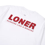 Loner | Maniac LONER Short Sleeve tee - White
