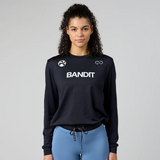 Bandit | Micromesh™ Current Runner เสื้อยืดแขนยาว - ยูนิเซ็กซ์ สีดำ