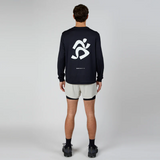 Bandit | Micromesh™ Current Runner เสื้อยืดแขนยาว - ยูนิเซ็กซ์ สีดำ