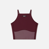 Bandit | Stamina™ Scoop Neck Race Crop - สีดำ