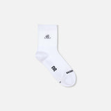 Bandit | Grid Knit™️ Sock - White With Black - 2 Pack