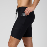 Bandit | Cadence™ Next Gen 7 Pocket Half Tights - สีดำ