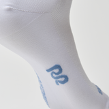 Bandit | Lite Run™️ Quarter Socks - White with Skyline - แพ็ค 2 คู่