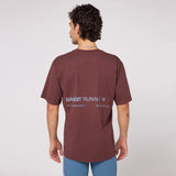Bandit | The Community Tee, Unisex - Chocolate with Smokey Blue