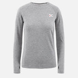 District Vision | Tencel® Long Sleeve Fitted Tee - Heather Gray