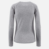 District Vision | Tencel® Long Sleeve Fitted Tee - Heather Gray