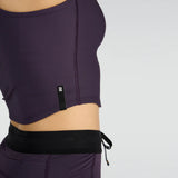 โจร | เสื้อกล้าม Crop Drift™ พร้อมบราในตัว - สีขาว