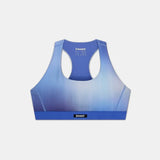 Bandit | Cadence™ Scoop Neck Run Bra - Deep Peri Blue Gradient