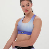 Bandit | Cadence™ Scoop Neck Run Bra - Deep Peri Blue Gradient