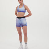 Bandit | Cadence™ Scoop Neck Run Bra - Deep Peri Blue Gradient