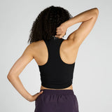 โจร | เสื้อกล้าม Crop Drift™ พร้อมบราในตัว - สีขาว