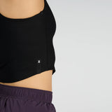 โจร | เสื้อกล้าม Crop Drift™ พร้อมบราในตัว - สีขาว