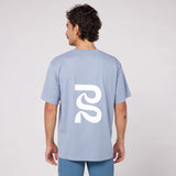 Bandit | เสื้อยืด Current - Unisex, สีฟ้าสโมกี้