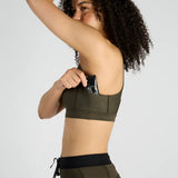 Penyamun | Drift™ Crop Singlet dengan Bra Terbina dalam - Putih