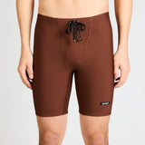 Bandit | Cadence™ Next Gen 7 Pocket Half Tights - Deep Amber Brown