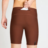 Bandit | Cadence™ Next Gen 7 Pocket Half Tights - Deep Amber Brown