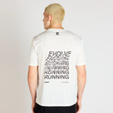Bandit | Drift™ "Stacked Evolve" Performance Tee - White