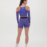 Bandit | Stamina™ Scoop Neck Race Crop - สีดำ